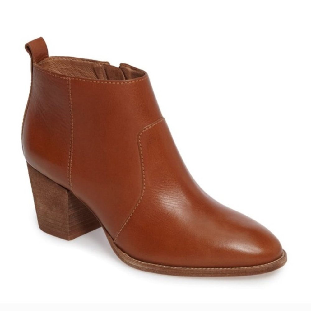 NWT Madewell The Brenner Boot in English Saddle brown